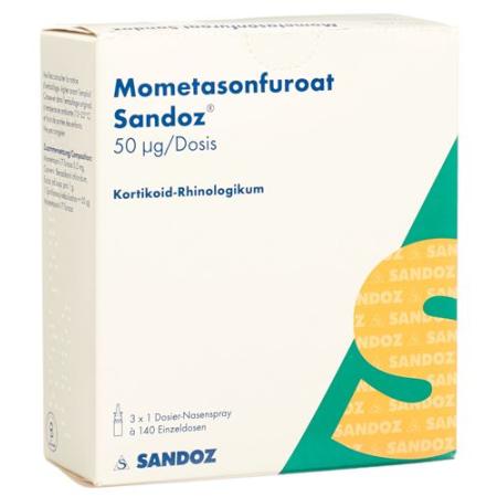 Mometasone furoate Sandoz nasal spray 50 mcg 3 dosing spray 140 dos - PrimeCare Global