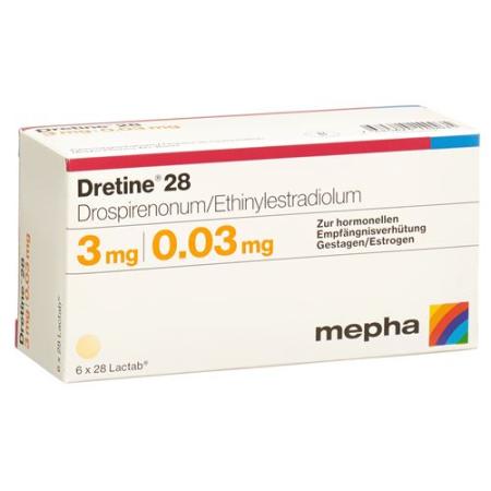 Dretine 28 Lactab 6 x 28 pcs - PrimeCare Global