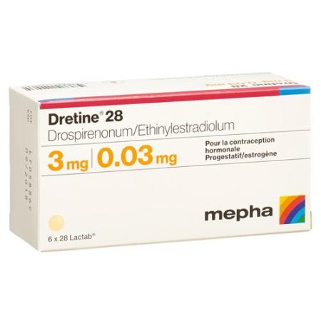 Dretine 28 Lactab 6 x 28 pcs - PrimeCare Global