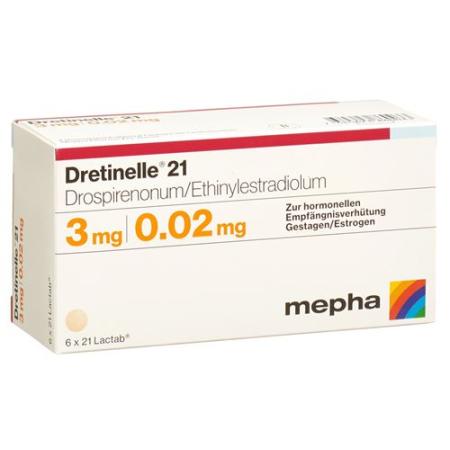 Dretinelle 21 lactab 6 x 21 pcs - PrimeCare Global