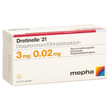 Dretinelle 21 lactab 6 x 21 pcs - PrimeCare Global