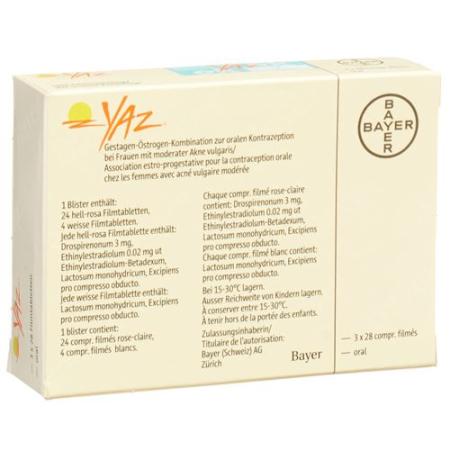 Yaz film tray 3 x 28 pcs - PrimeCare Global