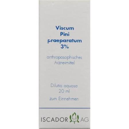 Iscador Viscum Pini preparation 3% aqueous dilution 20 ml - PrimeCare Global