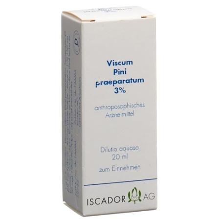 Iscador Viscum Pini preparation 3% aqueous dilution 20 ml - PrimeCare Global