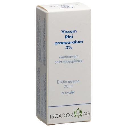 Iscador Viscum Pini preparation 3% aqueous dilution 20 ml - PrimeCare Global