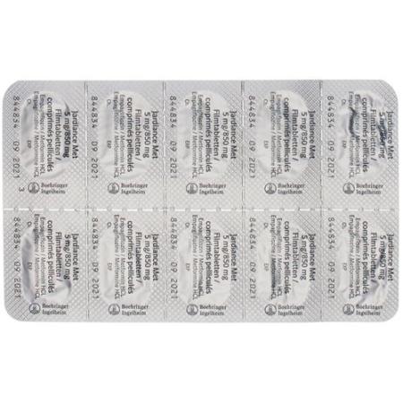 Jardiance Met Filmtablet 5/850mg 2 x 90 pcs - PrimeCare Global