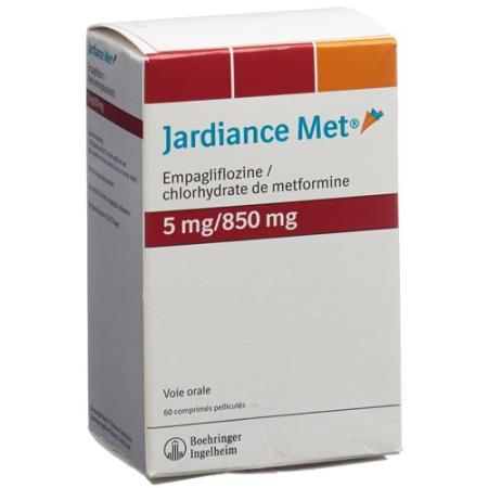 Jardiance Met Filmtablet 5/850mg 60 pcs - PrimeCare Global