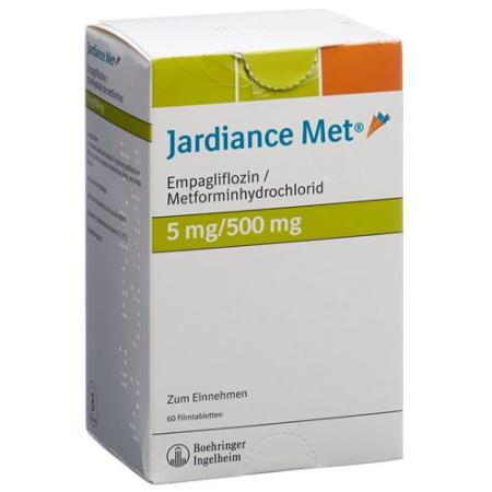Jardiance Met Filmtablet 5/500mg 60 pcs - PrimeCare Global