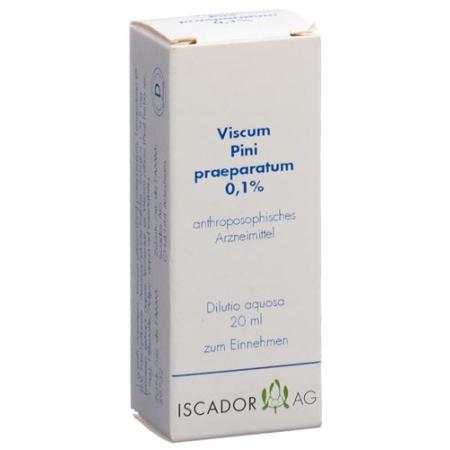 Iscador Viscum Pini praeparatum 0.1% Dilutio aquosa 20 ml - PrimeCare Global