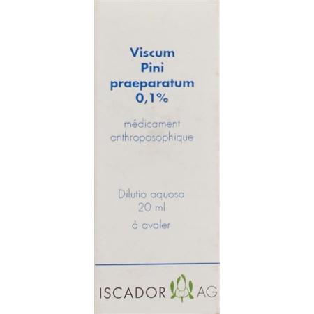 Iscador Viscum Pini praeparatum 0.1% Dilutio aquosa 20 ml - PrimeCare Global