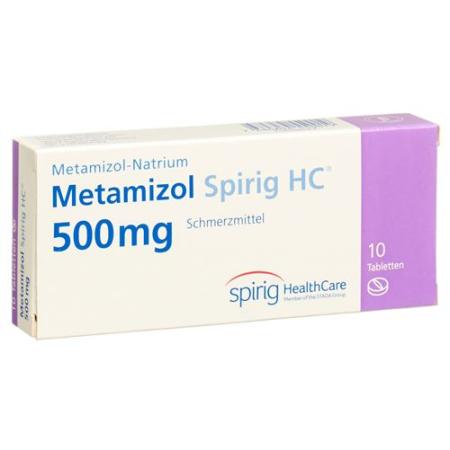 Metamizol Spirig HC Tabl 500 mg 10 pcs - PrimeCare Global