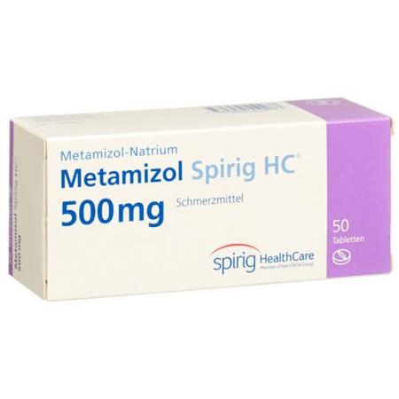 Metamizol Spirig HC Tabl 500 mg 50 pcs - PrimeCare Global