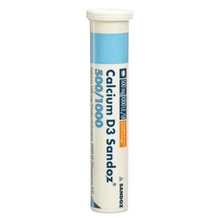 Calcium D3 Sandoz Kautabl 500/1000 20 pcs - PrimeCare Global