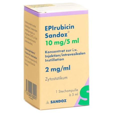 Epirubicin Sandoz 10mg/5ml perf 5ml - PrimeCare Global
