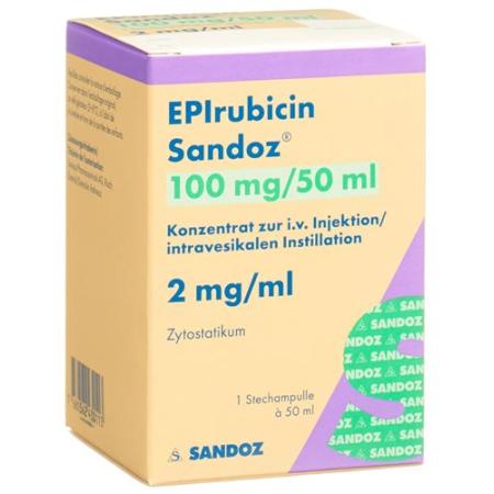 Epirubicin Sandoz 100mg/50ml perf 50ml - PrimeCare Global