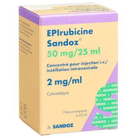 Epirubicin Sandoz 50mg/25ml perf 25ml - PrimeCare Global