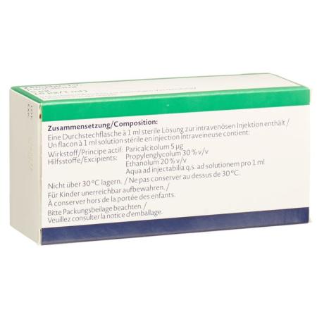Zemplar Inj L&ouml;s 5mcg/ml 5 vials 1ml - PrimeCare Global