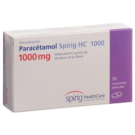 Paracetamol Spirig HC Filmtabl 1000 mg 30 pcs - PrimeCare Global