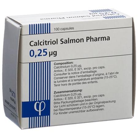 Calcitriol Salmon Pharma Kaps 0.25 mcg 100 pcs - PrimeCare Global