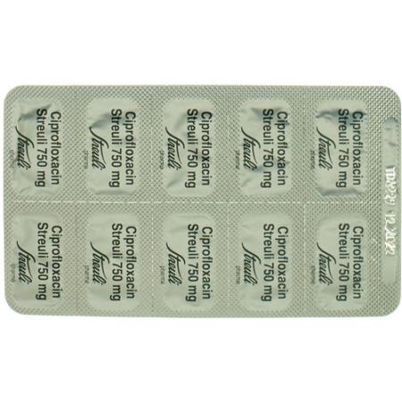 Ciprofloxacin Streuli film tablets 750 mg 20 pcs - PrimeCare Global