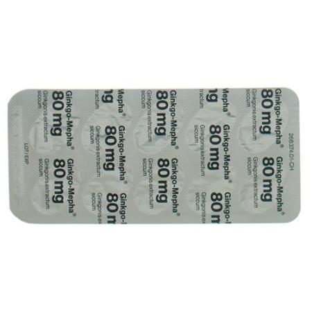 Ginkgo-Mepha Lactab 80 mg 60 pcs - PrimeCare Global