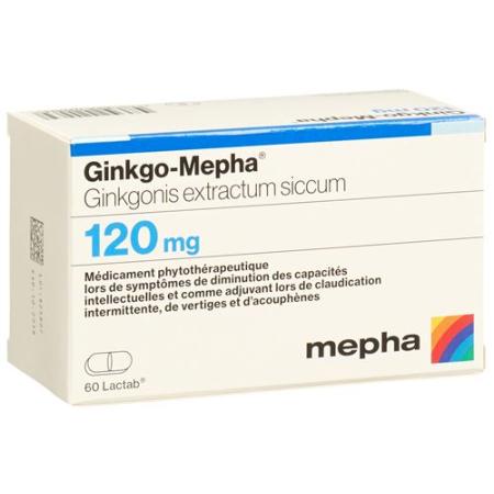 Ginkgo-Mepha Lactab 120 mg 60 pcs - PrimeCare Global