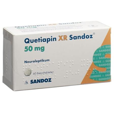 Quetiapine XR Sandoz Ret Tabl 50 mg 60 pcs - PrimeCare Global