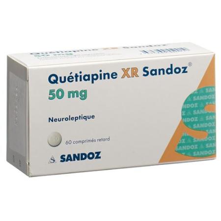 Quetiapine XR Sandoz Ret Tabl 50 mg 60 pcs - PrimeCare Global