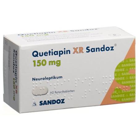 Quetiapine XR Sandoz Ret Tabl 150 mg 60 pcs - PrimeCare Global