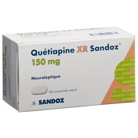 Quetiapine XR Sandoz Ret Tabl 150 mg 60 pcs - PrimeCare Global