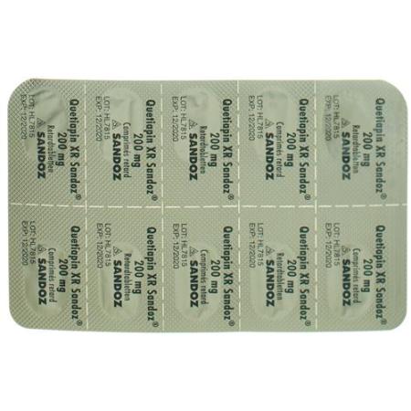 Quetiapine XR Sandoz Ret Tabl 200 mg 60 pcs - PrimeCare Global