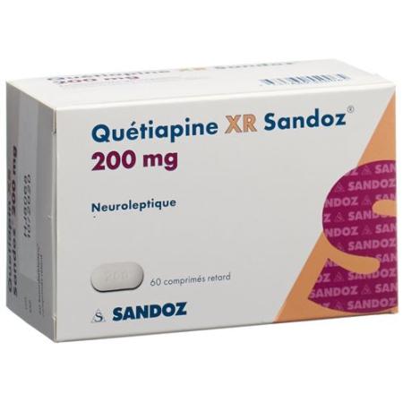 Quetiapine XR Sandoz Ret Tabl 200 mg 60 pcs - PrimeCare Global