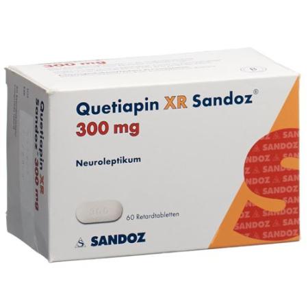 Quetiapine XR Sandoz Ret Tabl 300 mg 60 pcs - PrimeCare Global