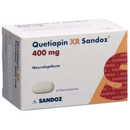 Quetiapine XR Sandoz Ret Tabl 400 mg 60 pcs - PrimeCare Global