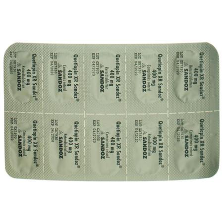 Quetiapine XR Sandoz Ret Tabl 400 mg 60 pcs - PrimeCare Global