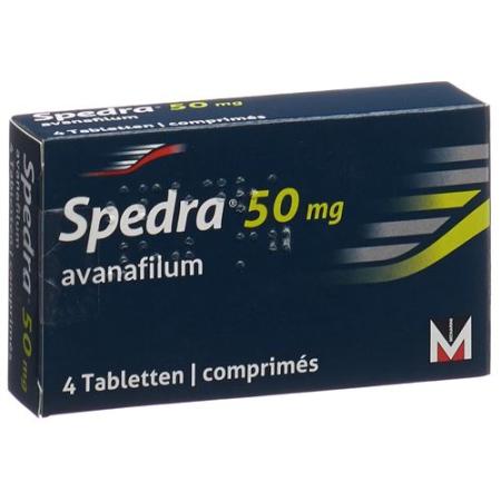 Spedra Tabl 50 mg 4 pcs - PrimeCare Global