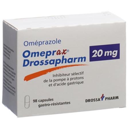 Omeprax-Drossapharm Kaps 20 mg 98 pcs - PrimeCare Global