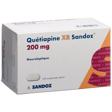 Quetiapine XR Sandoz Ret Tabl 200 mg 100 pcs - PrimeCare Global