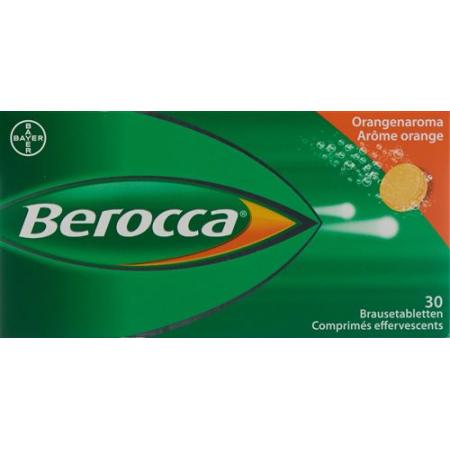 Berocca effervescent tablet orange flavor 30 pcs - PrimeCare Global
