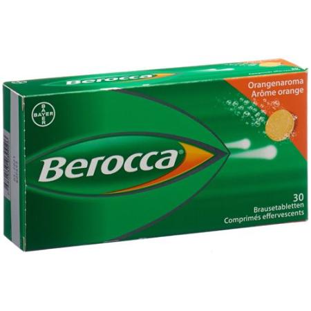 Berocca effervescent tablet orange flavor 30 pcs - PrimeCare Global