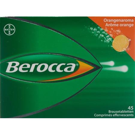 Berocca effervescent tablet orange flavor 45 pcs - PrimeCare Global