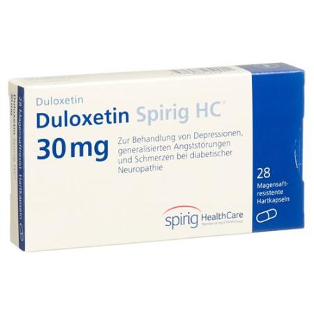 Duloxetine Spirig HC Kaps 30 mg 28 pcs - PrimeCare Global