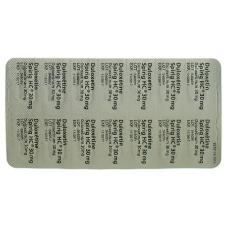 Duloxetine Spirig HC Kaps 30 mg 28 pcs - PrimeCare Global