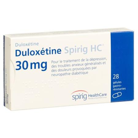 Duloxetine Spirig HC Kaps 30 mg 28 pcs - PrimeCare Global