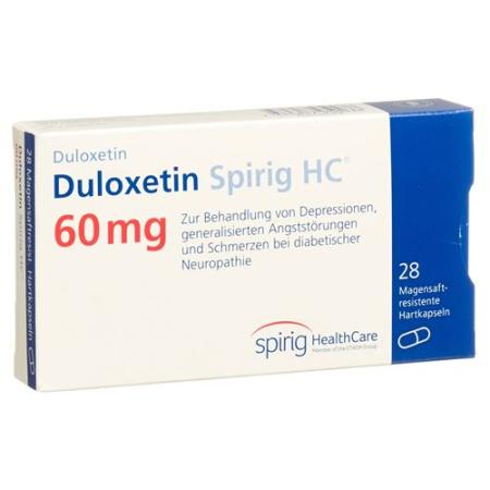 Duloxetine Spirig HC Kaps 60 mg 28 pcs - PrimeCare Global