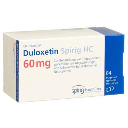 Duloxetine Spirig HC Kaps 60 mg 84 pcs - PrimeCare Global