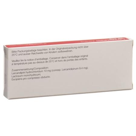 Lercanidipin Zentiva Filmtabl 10 mg 30 pcs - PrimeCare Global