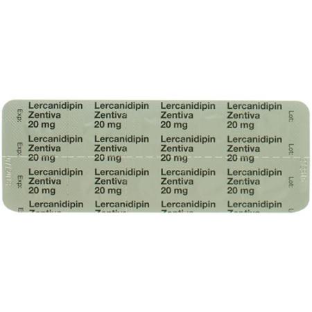 Lercanidipin Zentiva Filmtabl 20 mg 30 pcs - PrimeCare Global