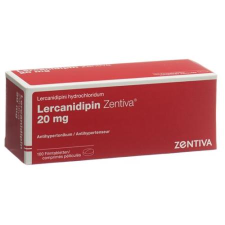 Lercanidipin Zentiva Filmtabl 20 mg 100 pcs - PrimeCare Global