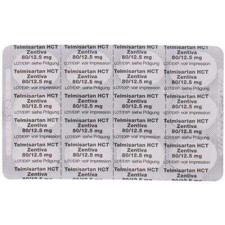 Telmisartan HCT Zentiva Tabl 80/12.5 mg 30 pcs - PrimeCare Global